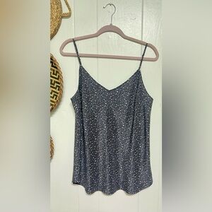 Garnet Hill 100% Silk Cami Tank Top Size 12